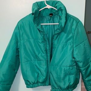 Green Puffer Jacket